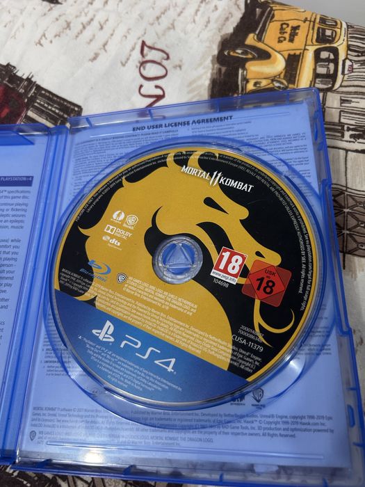 Продавам mortal combat 11 за ps4 играта е запазена