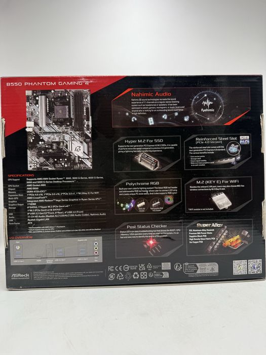 Placa de baza ASRock B550 Phantom Gaming 4
