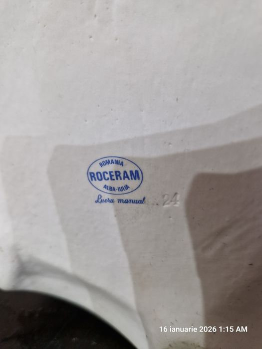 Veioză porțelan Apulum lucru manual