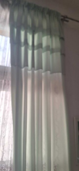 Пердета завеси тънки и плътни,  зелени