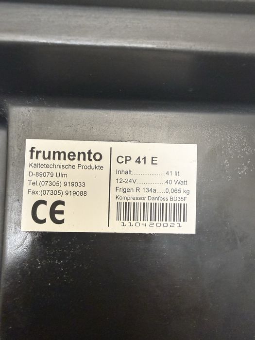 Хладилна чанта за автомобил Frumento Germany с компресор