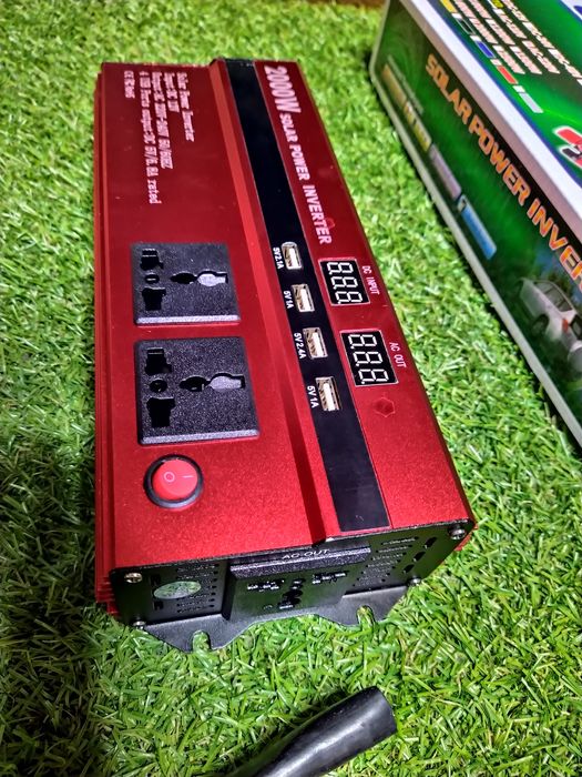 Invertor solar 12V 2000W ,USB, 220v Prize acumulator panou fotovoltaic