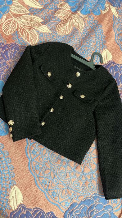 Твид пиджак женская