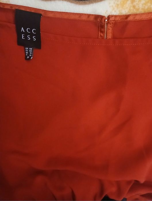 Стилен гащеризон - пола-панталон, червен, на гр. бранд ACCESS FASHION.