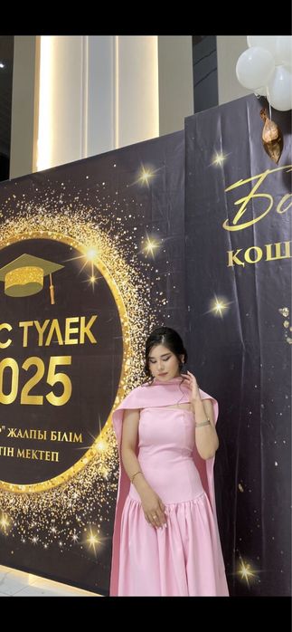 платье новое розовом цвете