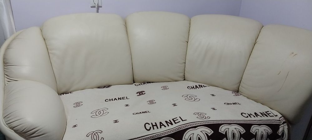 Полудиван кожанный