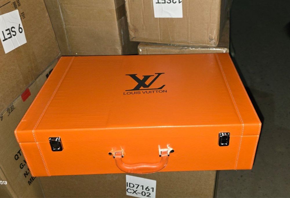 Чайный сервиз Louis Vuitton Style — премиум-набор в подарочном кейсе