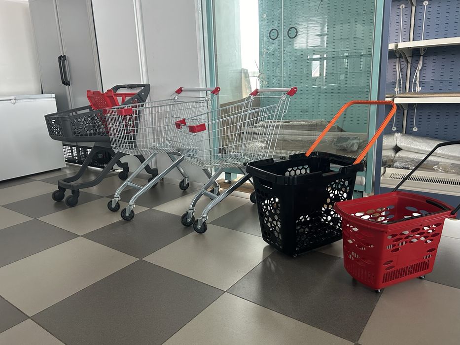 Шымкент Тележки корзины покупательские Торговое оборудование