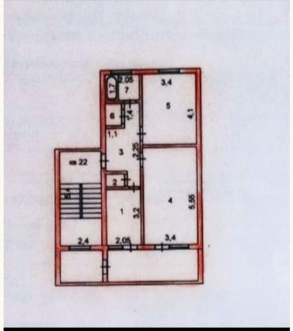Продам 2 х комнатную квартиру