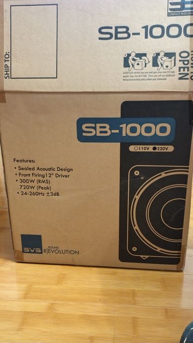 Subwoofer SVS SB 1000