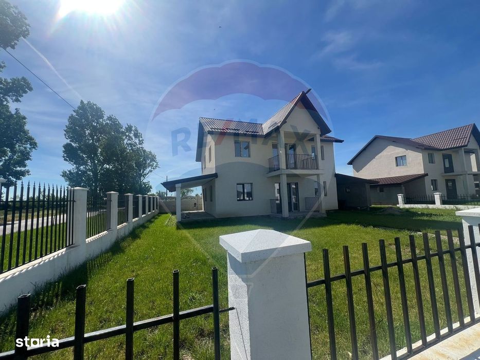 Casă / Vilă noua P +1 cu 4 camere de vânzare| Acces A3 | Teren 400 mp