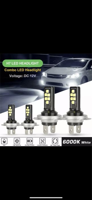 Bec led H7 6000K