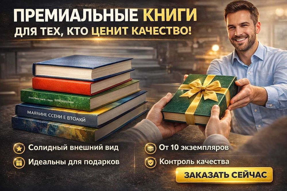 Авторская книга? Напечатаем от 10 шт в Алматы