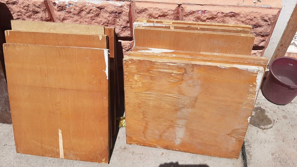 Прямоугольные ДСП листы от мебели