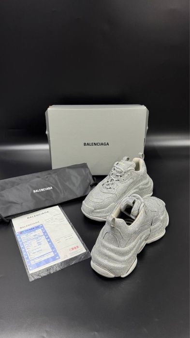 Balenciaga Triple S “Swаrovski” Сив