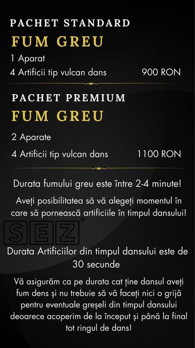 FUM GREU By SEZ CRAIOVA Cabine Foto Artificii Schela Lumini Litere