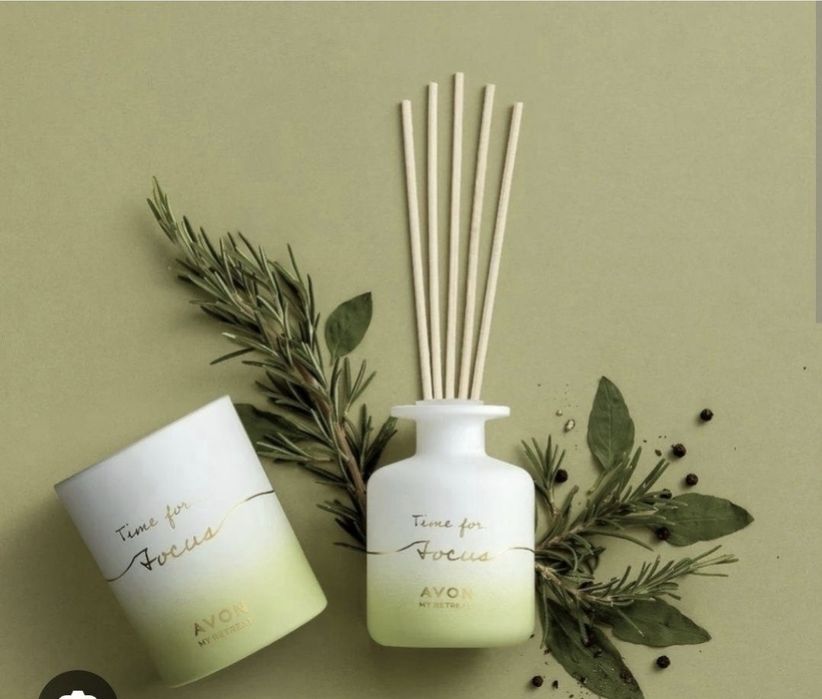 Difuzor cu betisoare parfumate Time for Focus, Avon, 70 ml
