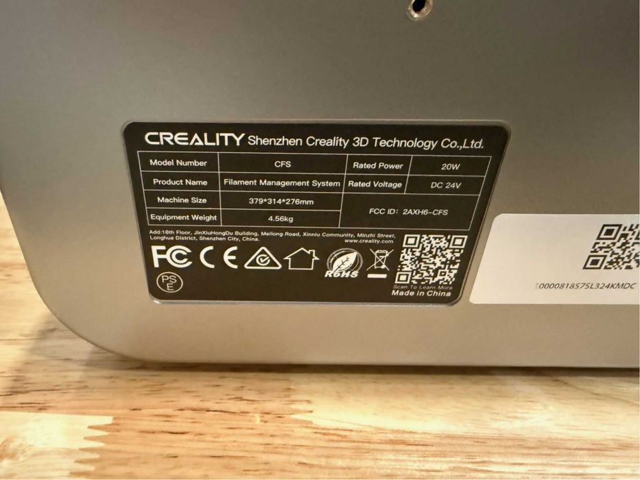 Система за управление на филаменти Creality CFS / многоматериална с-ма