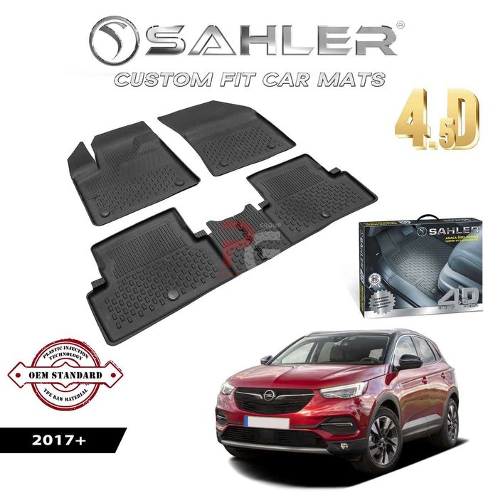 Гумени стелки за Opel Grandland X 2017+ / Опел Грандланд /