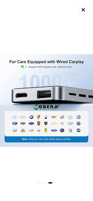 Adaptor wireless carplay & android auto