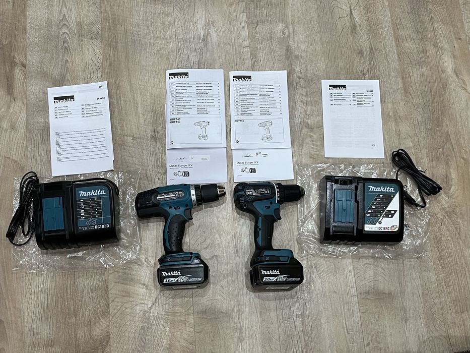 Промоция! Инструменти MAKITA / DDF453/ DDF485 / DC18RC / DC18SD