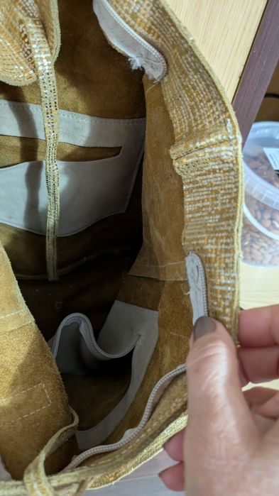 Чанта от естествена кожа