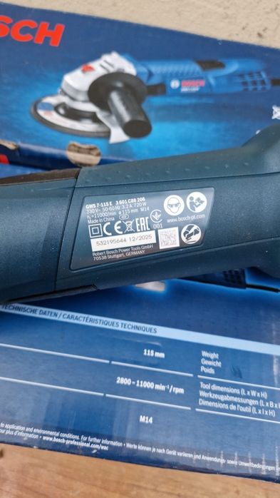 Flex cu variator Bosch GWS 7-115 E