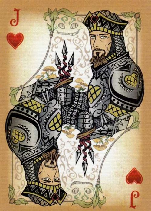 Коллекционные игральные карты Alice, размер 7х12см