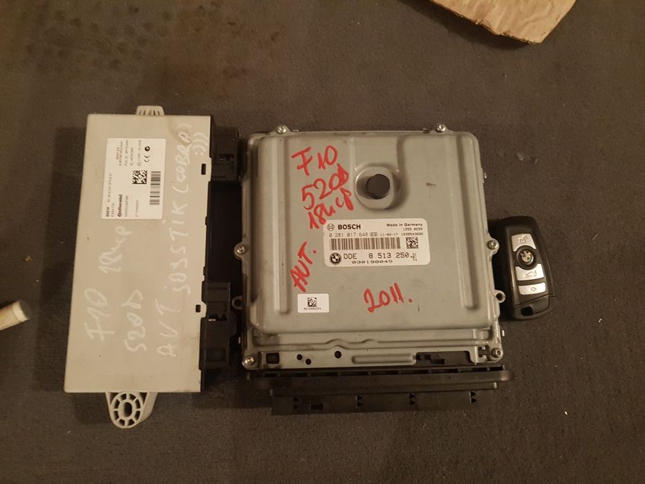 Kit pornire/ecu/calculator bmw f10 f11 520d n47 184 cp automat