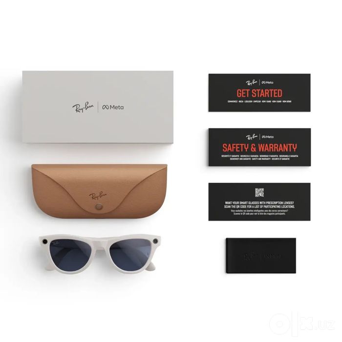 Ray-Ban Meta Skyler Gen1 Shiny Chalky Gray 52 razmer