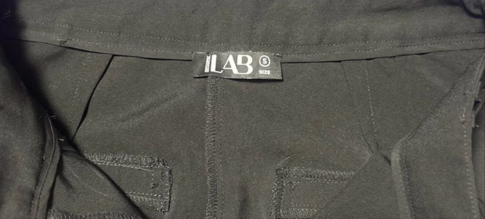 Answear Pantaloni eleganți Wide Leg Palazzo • Talie înaltă • Negri • Stare impecabilă
