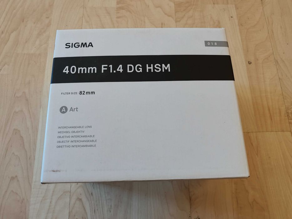 обектив Sigma 40mm f/1.4 DG HSM Art за Sony E