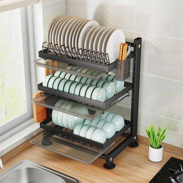 Сушилка для посуды 3-х ярусная pos150