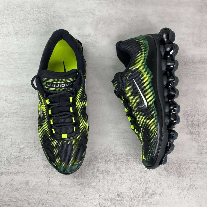 Продавам нови мъжки маратонки с кутия Nike Air Liquid Max Black Green Apple