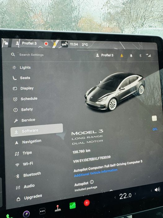 Tesla model 3 Long Range performance 500cp TVA deductibi
