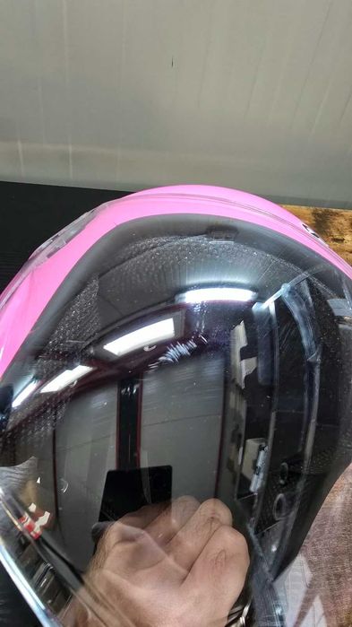 Casca moto/scuter unisex, marime universala, Roz
