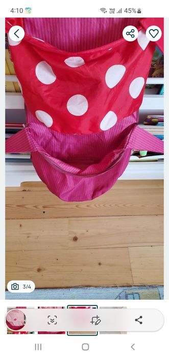 Cos suport depozitare jucarii usoare