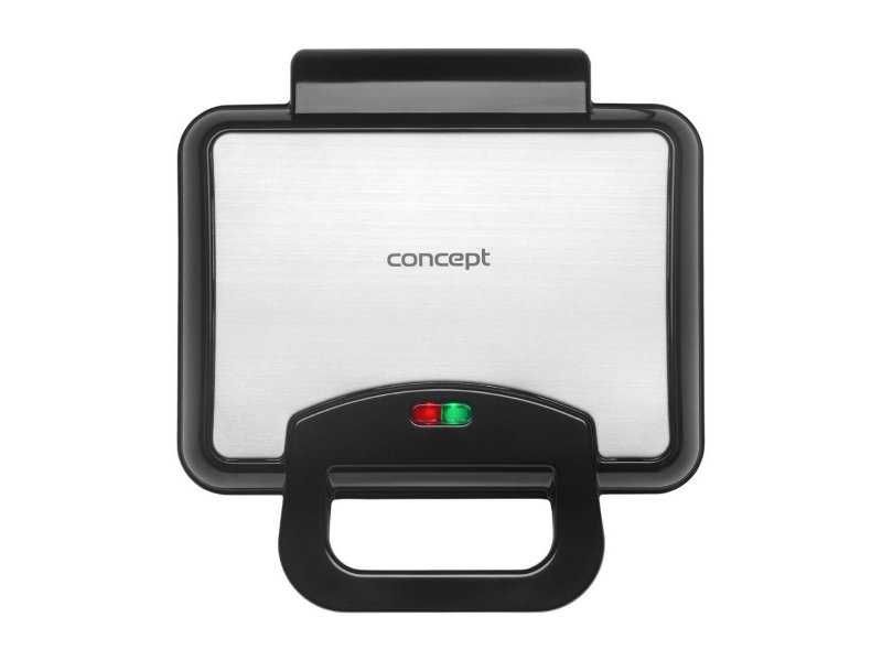 Гофретник с Незалепващи Керамични Плочи Concept VF3040, 1000W