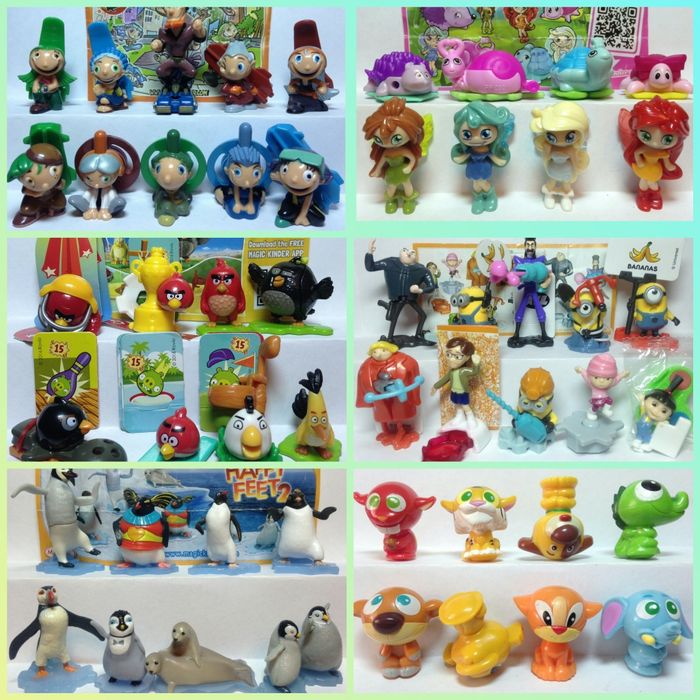 Серии Киндер игрушек