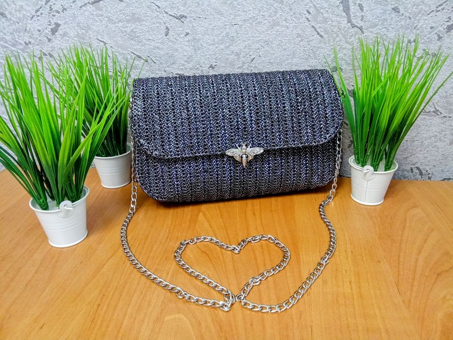 Клатч летний ручной работы