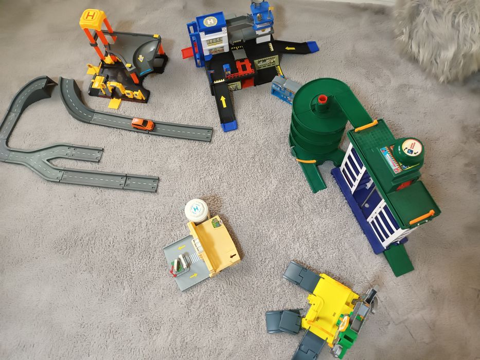 Clădiri pentru mașinuțe mici orășel camion politie