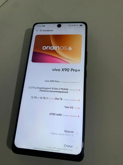 Vivo x90pro plus 12/256