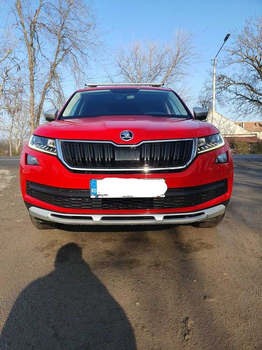 SKODA KODIAQ SCOUT 2019 7 locuri 2.0 TDI 150 cp 4x4 Velvet Red
