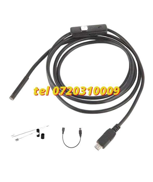 Camera Tip Endoscop 55mm 2m Pentru Android