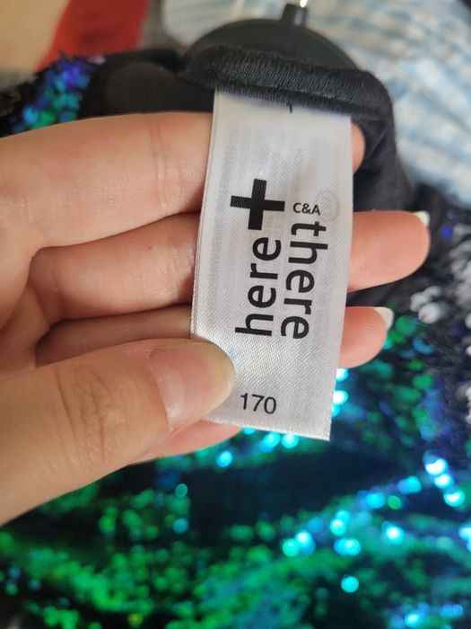 Rochie cu paiete neagra de ocazie