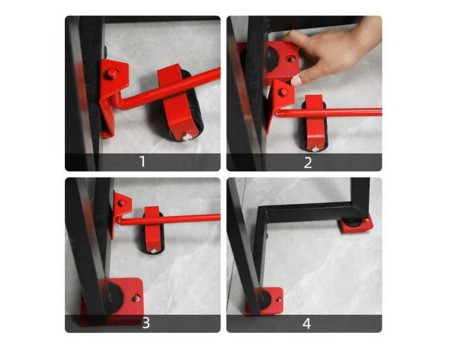 Комплект за повдигане и преместване уреди