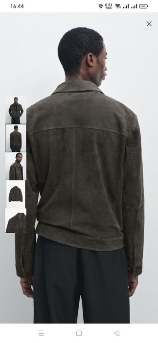 куртка замшевая Massimo Dutti
