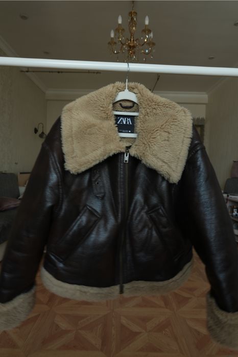 Укороченная дубленка Zara