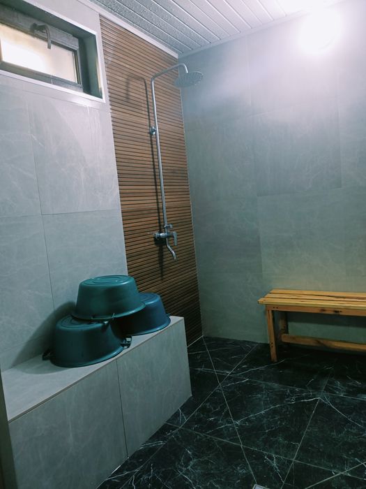 Баня на дровах семейная