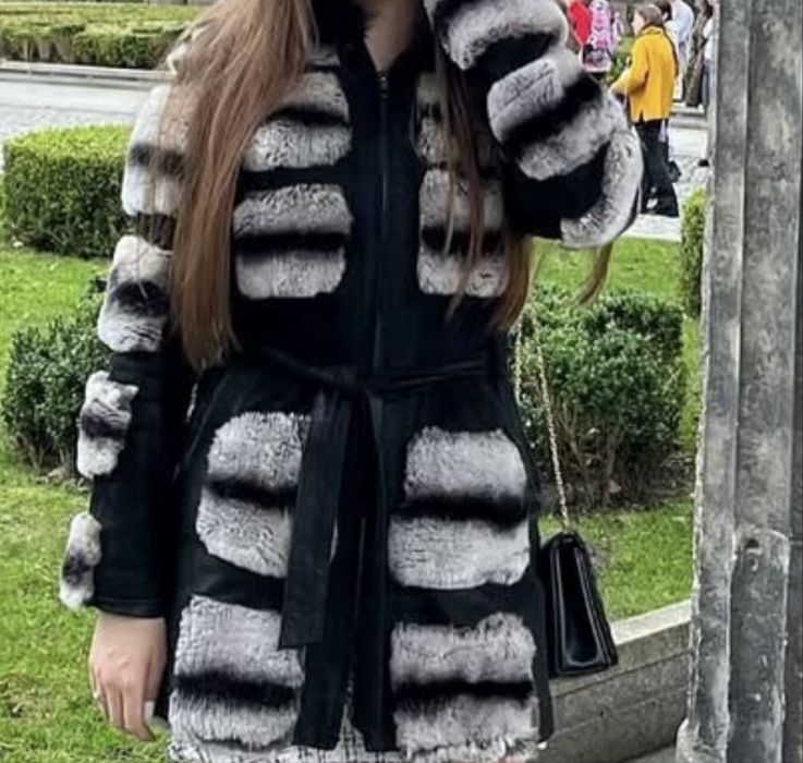 Haina de blana naturala chinchilla